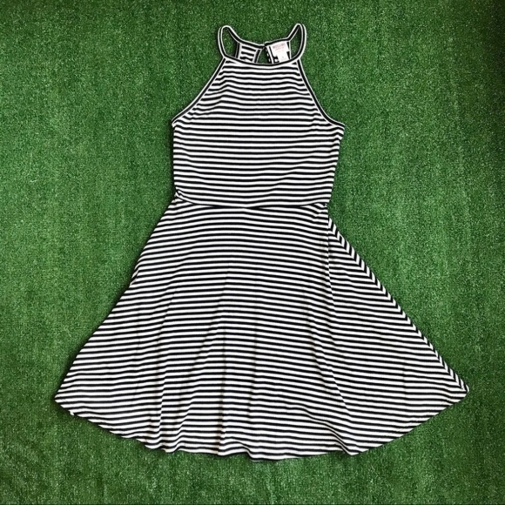 Mossimo Striped Fit & Flare Dress